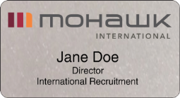 MO-112-3 Mohawk International Name Badge