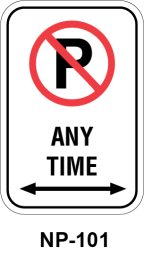 Toronto Stamp's stock parking signs ship fast with options for wall or post mounting. Hardware not included. Buy now and receive it soon.