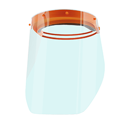 POP-FS-OTD:
* BUILT-TOUGH CONSTRUCTION, 0.017” thick polypropylene
* FULL COVERAGE wrap-around facial protection
* SAFETY FIRST—shatterproof, chemical and impact resistant
* 0.017” CLEAR PET, 16” wide x 9.5” high