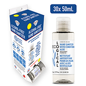 POP-HS-PC-50 - Retail Prepack-Sanitizer Chute with 30x 50mL