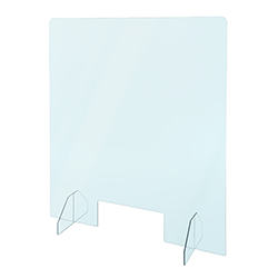 Toronto Stamp sneeze guards, barriers, and room dividers are optically clear, lightweight, shatterproof, and flame-resistant. Easy to install and remove, simple to clean and sanitize, resistant to acids and disinfecting chemicals, ideal for any workplace