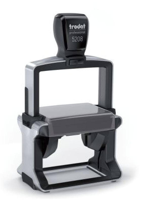 The HD-5208 professional self-inking stamp is the ideal stamp where more space is needed.