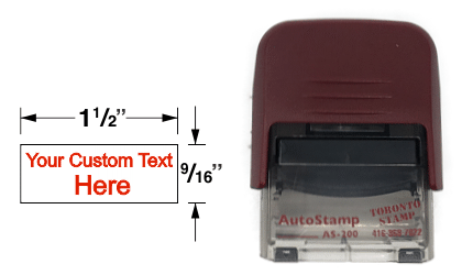 AS-200 - AutoStamp™ Self-Inking Rubber Stamp