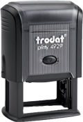 Trodat Printy 4929 fits up to 6 lines of copy. Produced climate-neutral with maximum possible use of recycled plastic.