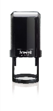 Trodat Printy 4630 fits customised text plate with up to 6 lines.